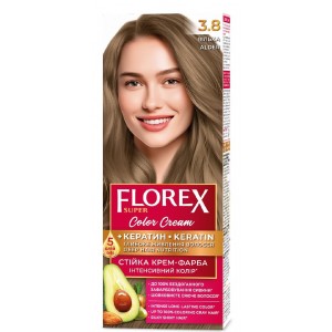 Plaukų dažai "FLOREX"  3.8  Alksnis